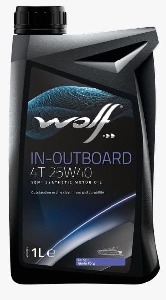 WOLF IN-OUTBOARD 4T 25W40 1L
