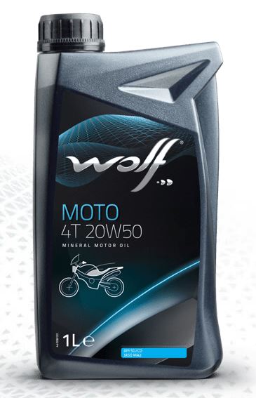 WOLF MOTO 4T 20W50 1L